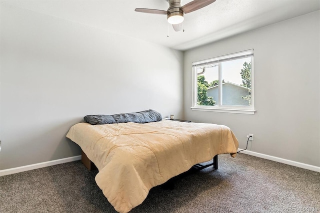 1927 S Peoria St, Aurora, CO 80014 - carpeted bedroom with baseboards and a ceiling fan