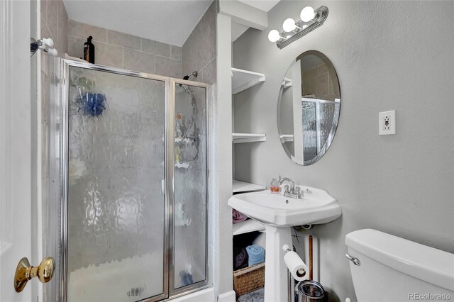 13624 Omega Cir, Lone Tree, CO 80124 - bathroom with toilet and a shower stall