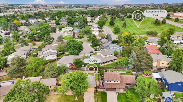 13624 Omega Cir, Lone Tree, CO 80124 - aerial perspective of suburban area