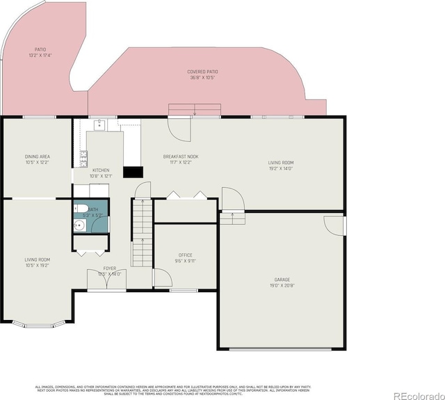 7655 S Ogden Way, Centennial, CO 80122 - property floor plan