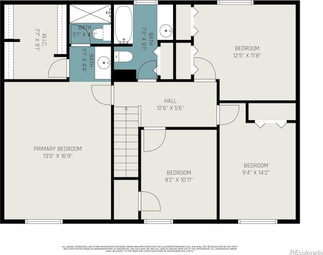 7655 S Ogden Way, Centennial, CO 80122 - home floor plan