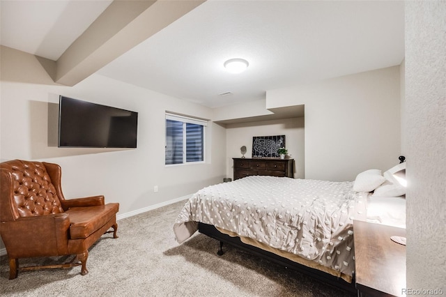 bedroom featuring carpet flooring