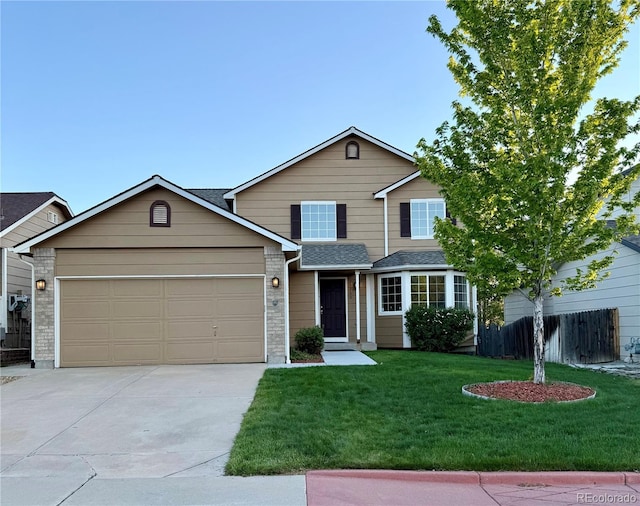 23760 Broadmoor Dr, Parker, CO 80138 - traditional-style house with concrete driveway, an attached garage, and a shingled roof