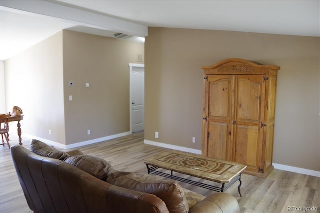 179 13th Ave, Cedaredge, CO 81413 - living area with baseboards, light wood-style flooring, and visible vents