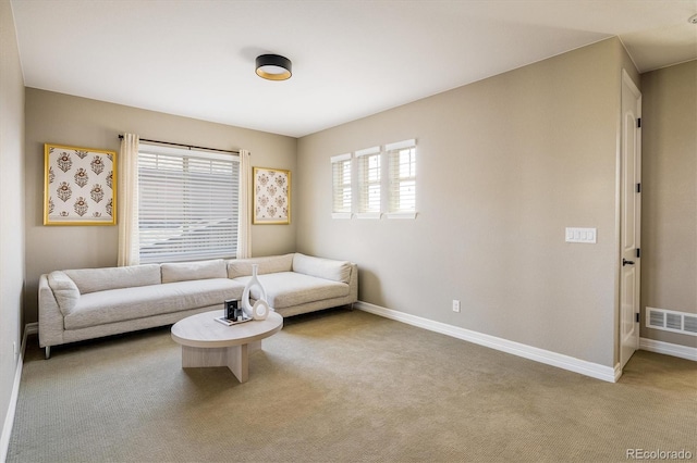 14807 Haley Ave, Parker, CO 80134 - living area with baseboards, visible vents, and carpet