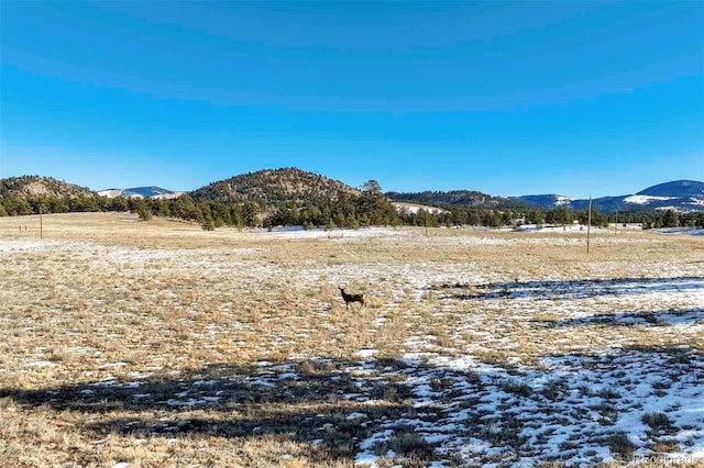 view of mountain feature