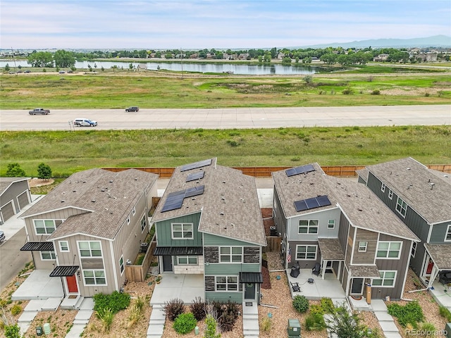 847 Great Plains Ave, Berthoud, CO 80513 - aerial perspective of suburban area with a nearby body of water