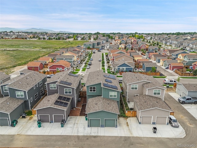 847 Great Plains Ave, Berthoud, CO 80513 - aerial view of residential area featuring a mountain backdrop