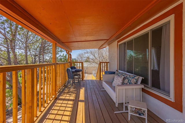 2115 Rangeview Dr, Pueblo, CO 81008 - view of wooden deck