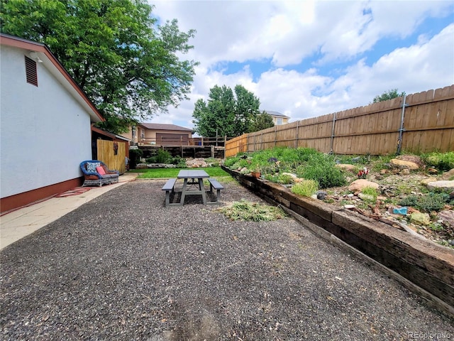 2115 Rangeview Dr, Pueblo, CO 81008 - fenced backyard with a patio