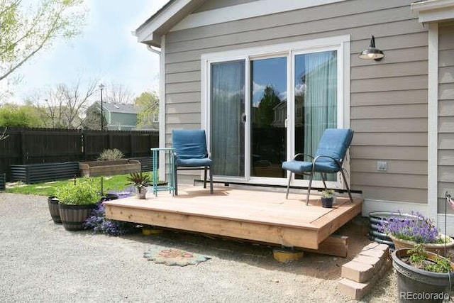 9768 Otis Dr, Westminster, CO 80021 - wooden deck featuring fence