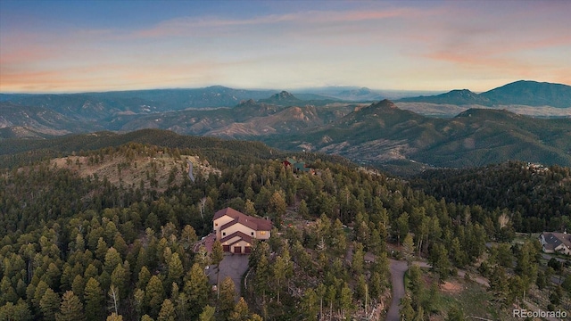 23007 Big Game Trl, Conifer, CO 80433 - view of mountain background featuring a forest