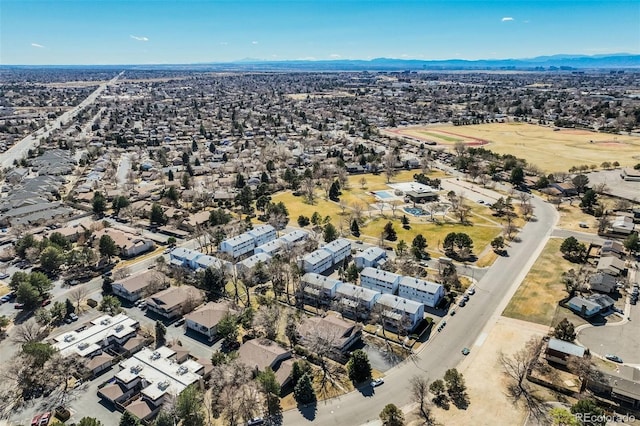 15157 E Louisiana Dr Unit A, Aurora, CO 80012 - drone / aerial view of mountains