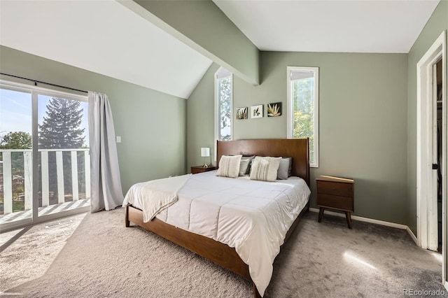 7792 Garrison Ct, Arvada, CO 80005 - carpeted bedroom with multiple windows, baseboards, and access to outside
