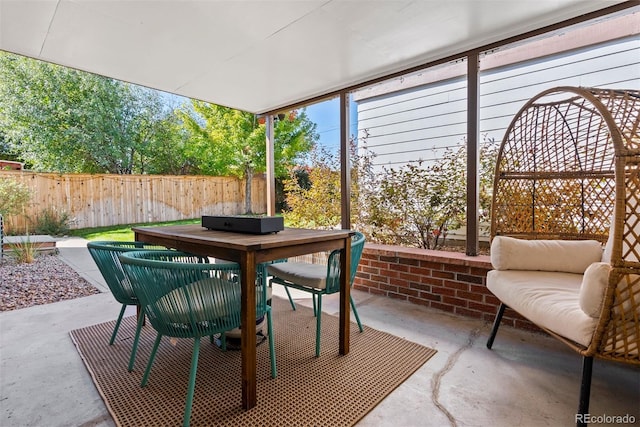 sunroom featuring plenty of natural light