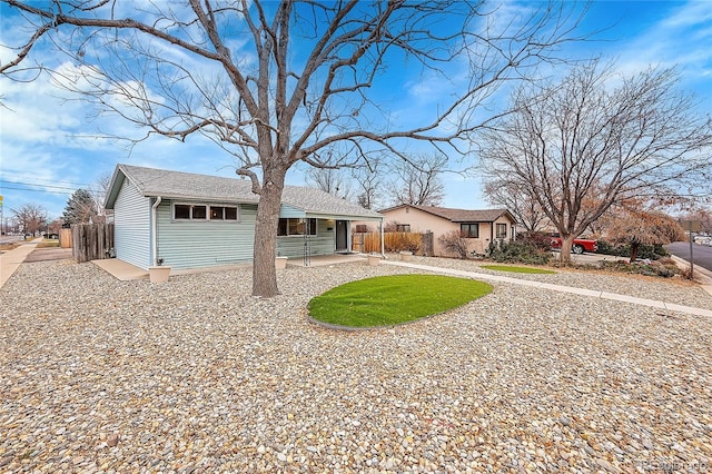 view of ranch-style home