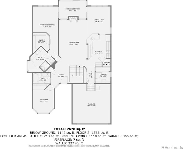 view of property floor plan