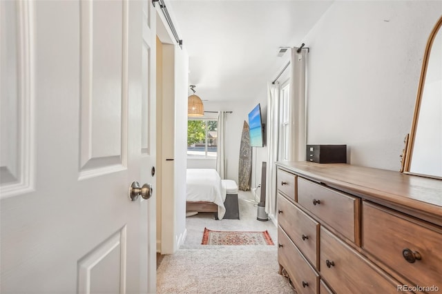 interior space with toilet and vanity