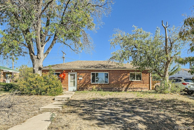 view of ranch-style house