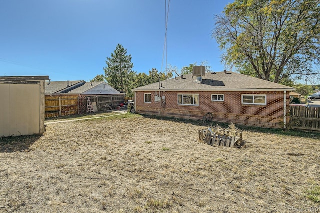 view of rear view of property