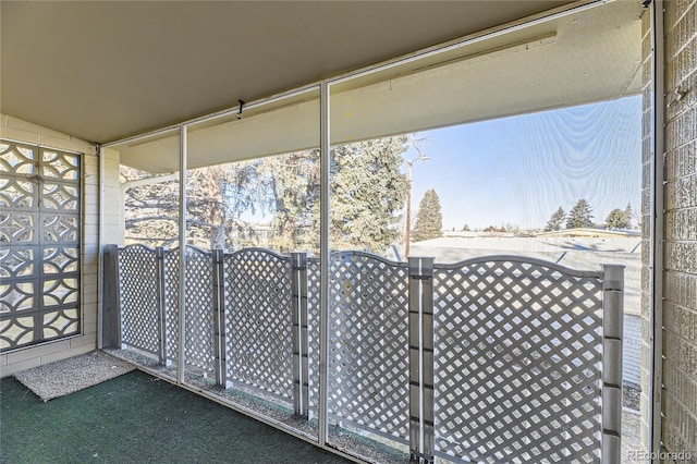 735 S Clinton St Unit 5B, Denver, CO 80247 - view of unfurnished sunroom