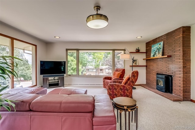 9650 W 35th Ave, Wheat Ridge, CO 80033 - carpeted living room with plenty of natural light and recessed lighting