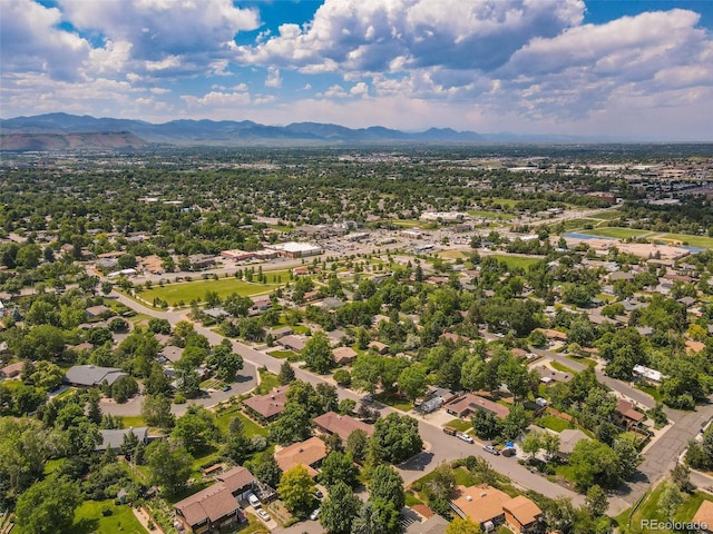 9650 W 35th Ave, Wheat Ridge, CO 80033 - aerial view of a mountainous background