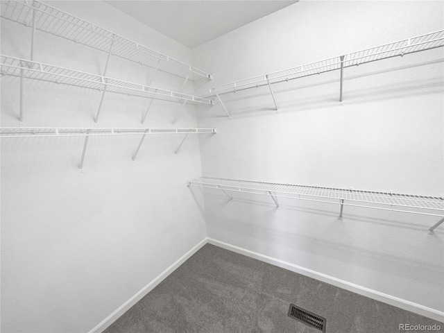 23559 Branston Ln, Parker, CO 80138 - walk in closet with dark carpet and visible vents