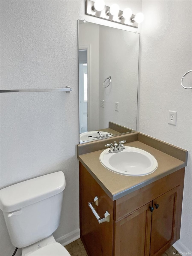 23559 Branston Ln, Parker, CO 80138 - half bathroom with vanity and toilet