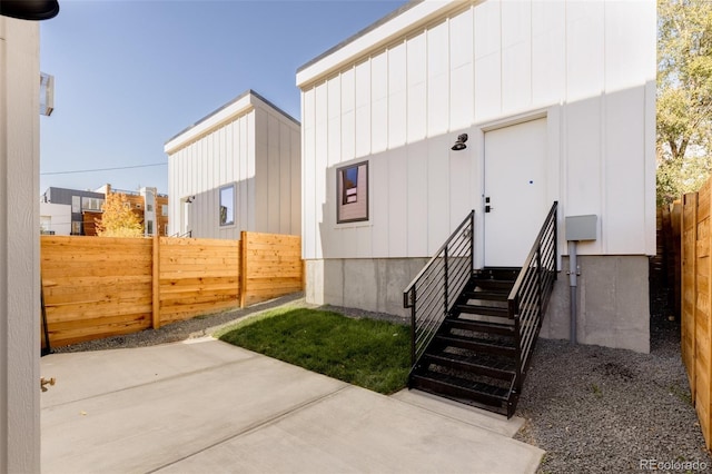 exterior space featuring a patio area