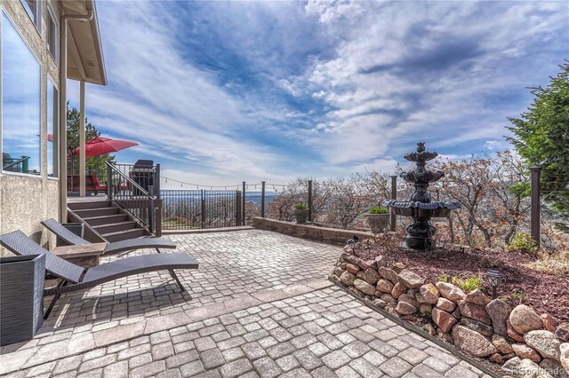 3035 Blodgett Dr, Colorado Springs, CO 80919 - view of patio with fence