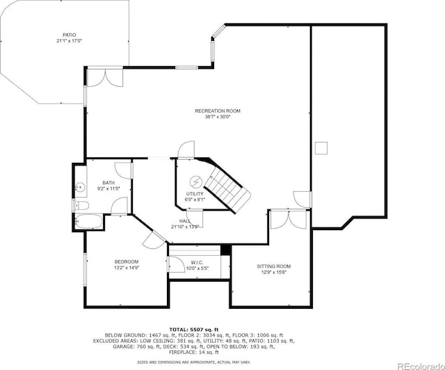 3035 Blodgett Dr, Colorado Springs, CO 80919 - floor plan