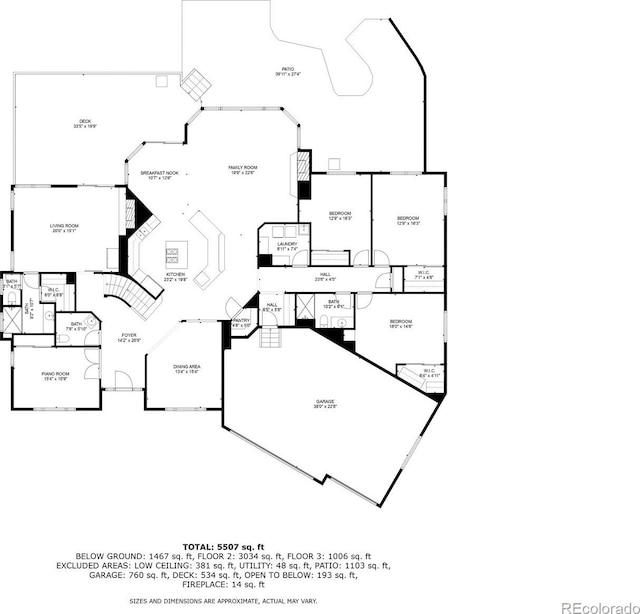 3035 Blodgett Dr, Colorado Springs, CO 80919 - floor plan