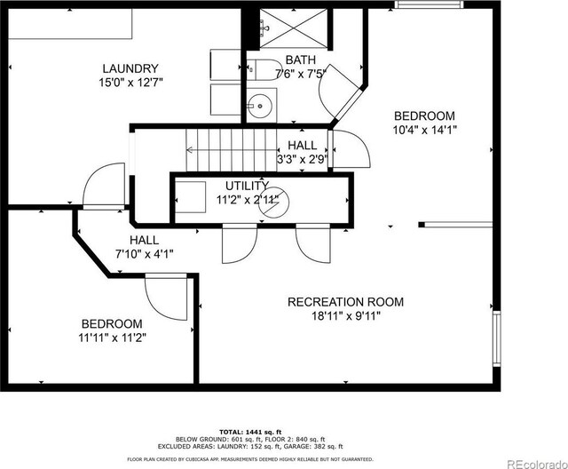 13244 Quivas St, Denver, CO 80234 - home floor plan