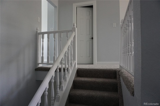 view of staircase