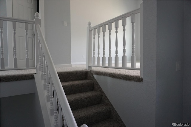 view of staircase