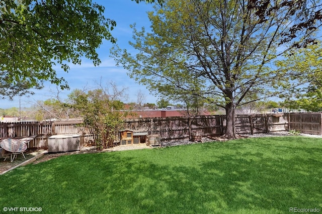 view of yard