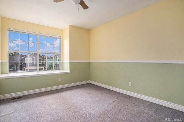 2786 S Cathay Way, Aurora, CO 80013 - empty room featuring ceiling fan and carpet flooring