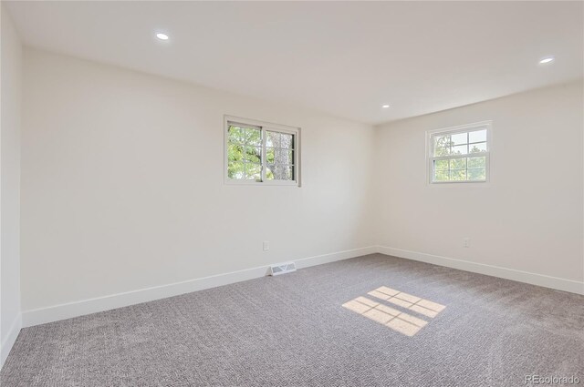 5720 E Caley Ave, Centennial, CO 80111 - carpeted empty room featuring baseboards and recessed lighting