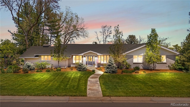 21 Fairway Ln, Littleton, CO 80123 - ranch-style home with a front lawn and stucco siding