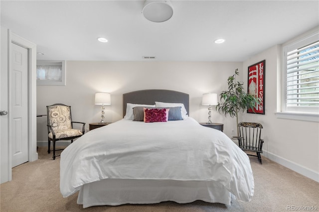 21 Fairway Ln, Littleton, CO 80123 - bedroom with carpet flooring, baseboards, and recessed lighting