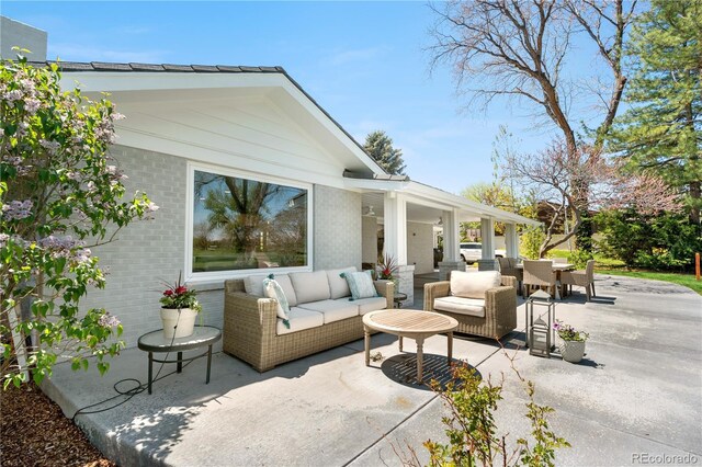 21 Fairway Ln, Littleton, CO 80123 - view of patio featuring outdoor lounge area