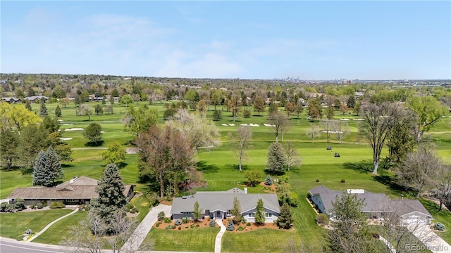 21 Fairway Ln, Littleton, CO 80123 - aerial perspective of suburban area featuring a local golf course
