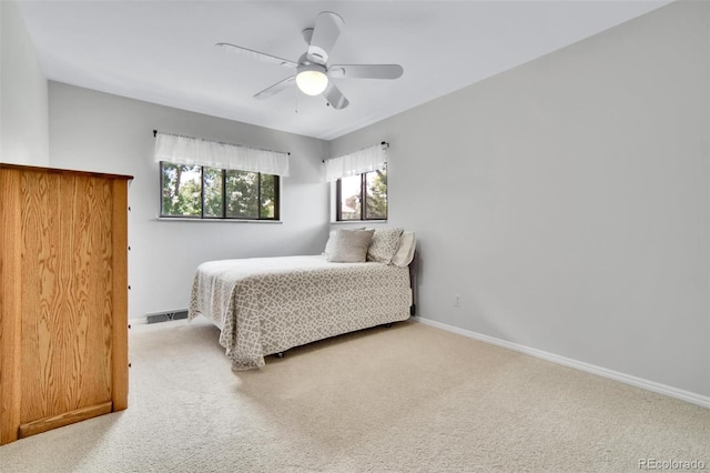 11496 E Wesley Ave, Aurora, CO 80014 - bedroom featuring carpet flooring and ceiling fan