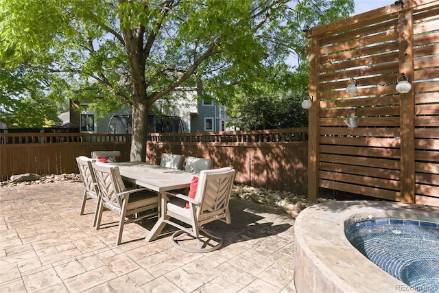 1996 Clipper Dr, Lafayette, CO 80026 - view of patio with fence and outdoor dining area
