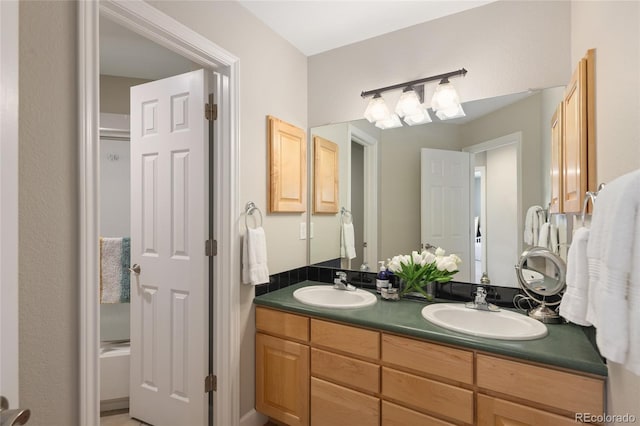 1996 Clipper Dr, Lafayette, CO 80026 - full bathroom featuring double vanity and a shower