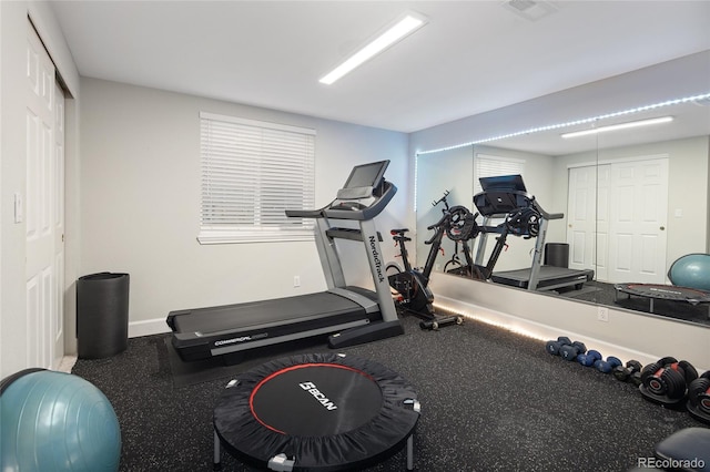1996 Clipper Dr, Lafayette, CO 80026 - exercise area with baseboards