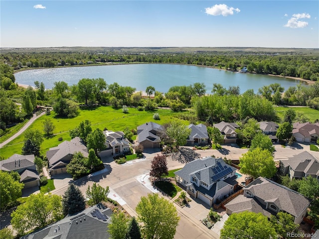 1996 Clipper Dr, Lafayette, CO 80026 - aerial view of residential area with a large body of water