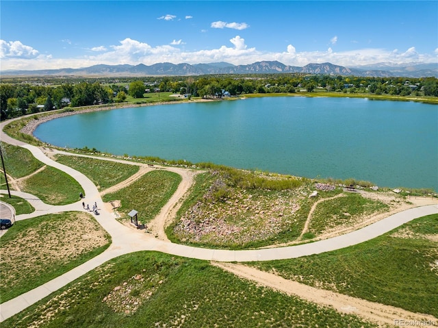 1996 Clipper Dr, Lafayette, CO 80026 - bird's eye view of a water and mountain view