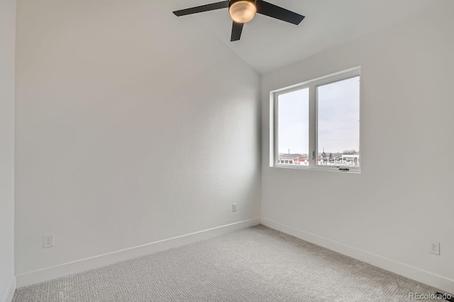 10163 W 38th Ave, Wheat Ridge, CO 80033 - carpeted empty room featuring ceiling fan and lofted ceiling